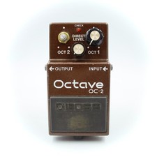 BOSS OC-2 Octave Black Label 1993 Made in Taiwan ACA Vintage Octaver DF72865
