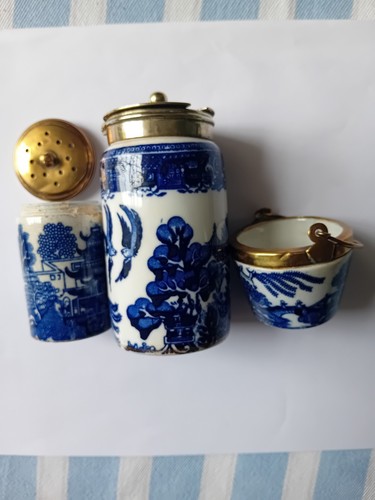 Willow pattern pots - willow,