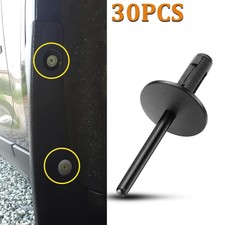30 PCS Car Plastic Pop Blind Rivets Bumper Fender Door Sill Wheel Arches for BMW