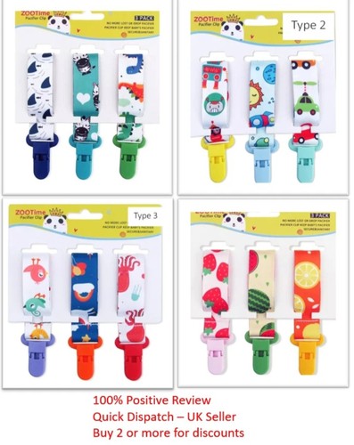 Pack dummy clips baby boy - dummy,