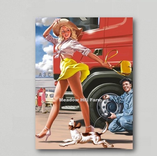 Fridge magnet pin - pin, up