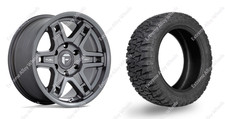 18" G Fuel Alloy Wheels Mitsubishi L200 Pajero Shogun Warrior + RT Terrain Tyres