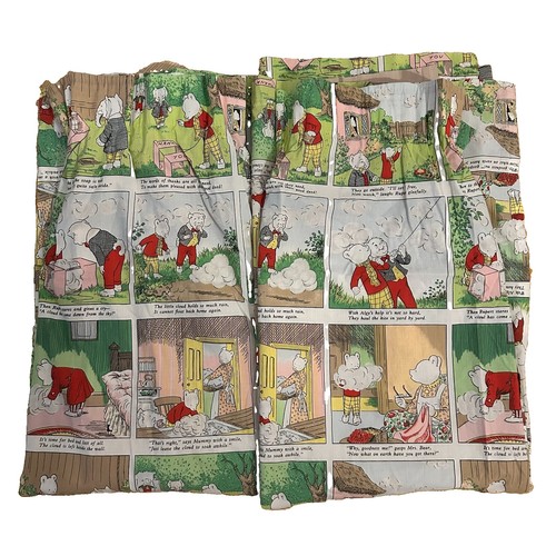 Vintage rupert the bear lined - rupert,