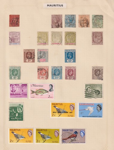 Mauritius stamps page - mauritius, on