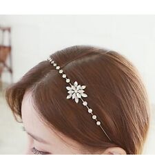 Superb Snowflake Wedding Prom Crystal SIDE  Tiara Crown Adult Headband