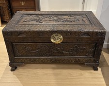 Hand carved camphor wood - carved,