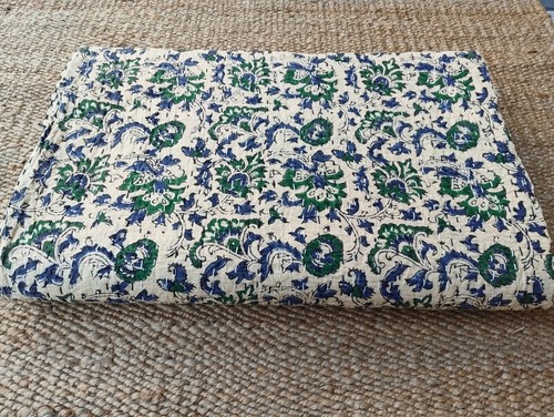 Vintage hand block kantha - hand,
