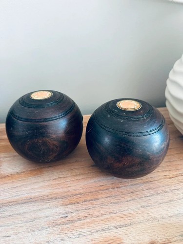 Vintage wood lawn - vintage, pair