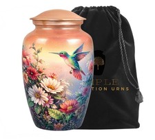 Hummingbird flower cremation - flower,