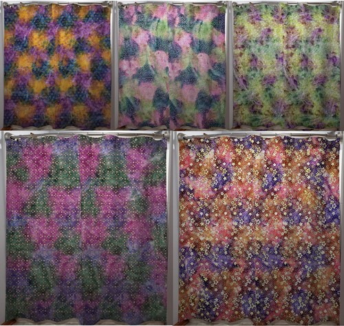Batik tie dye shower curtain - curtain,