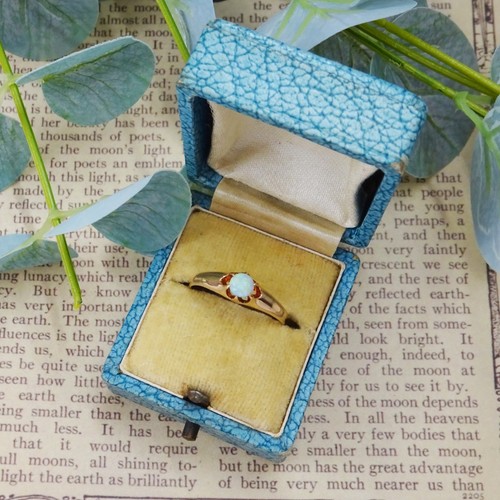 Antique 9ct rose gold gypsy