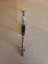  Ladies Gucci 1500L Silver  Bracelet Bangle Watch Genuine  ..   .   