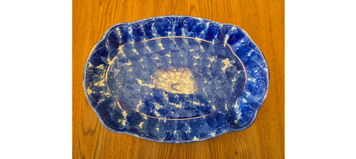 Antique late 1800s blue - 1800s,