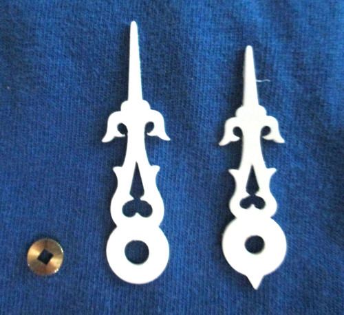 Cuckoo clock hands white - clock,