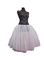 Long Net Tutu Skirt – 50s Rock n Roll Petticoat Underskirt – Vintage Fancy Dress