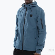 Peaceful Hooligan Fleece Lined Nylon Jacket Coppen Blue