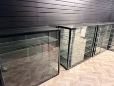 Glass display cabinet with - glass,