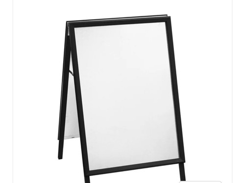 Black board pavement sign - black,