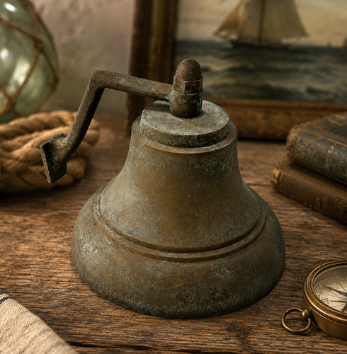 Antique solid brass - brass, ship