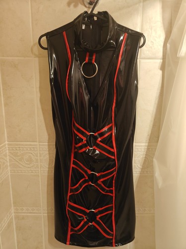 Misfitz latex black red - latex,