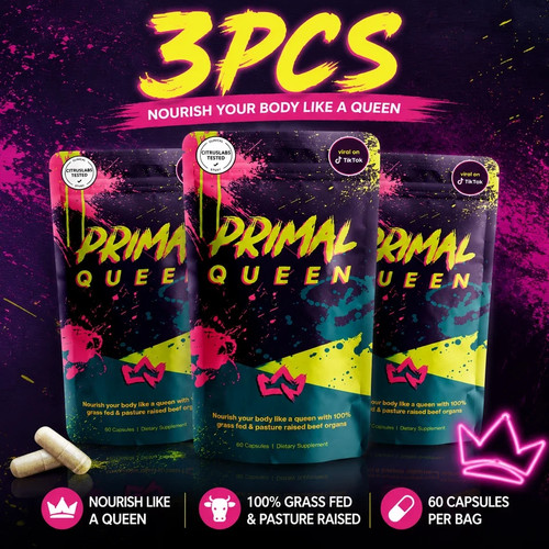3pcs primal queen grass - grass, fed