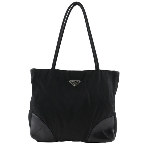 Prada tote nylon black - prada,
