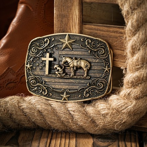 Western belt buckle metal - buckle,