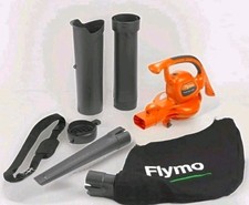 Flymo PowerVac 3000W Vacuum & Leaf Blower w/Garden Foliage Collection Bag. New