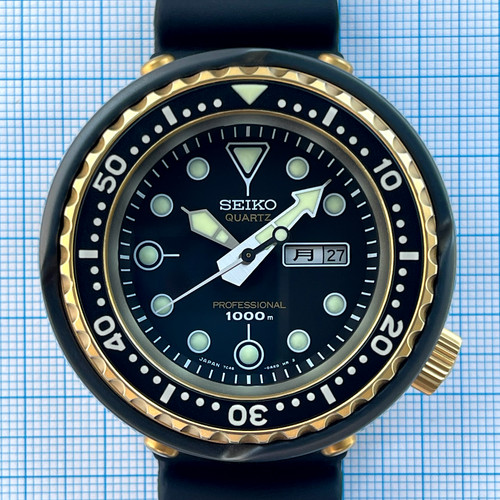 Seiko sbbn040 golden tuna - golden, 1978