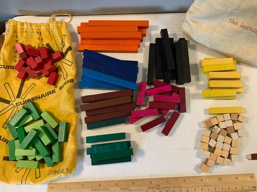 Lot 138 vintage cuisenaire - lot,