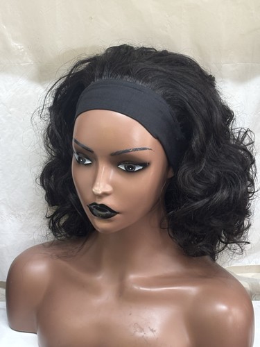 Human hair band bounce wig - human,