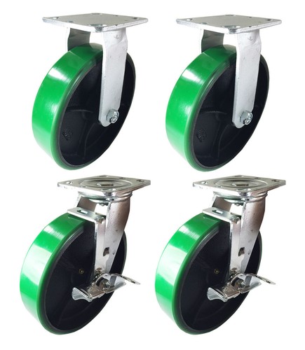 Heavy duty caster - heavy, 8"
