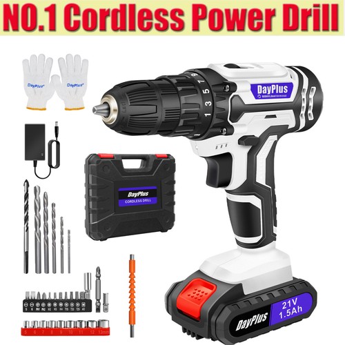 21v cordless drill driver - 21v,