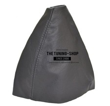 FITS MERCEDES 190 W201 1982-1993 GEAR GAITER GRAPHITE DARK GREY GENUINE LEATHER