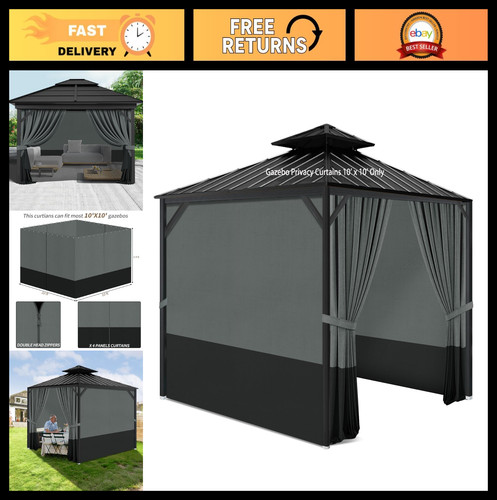 X10 gazebo privacy - 10'x10',