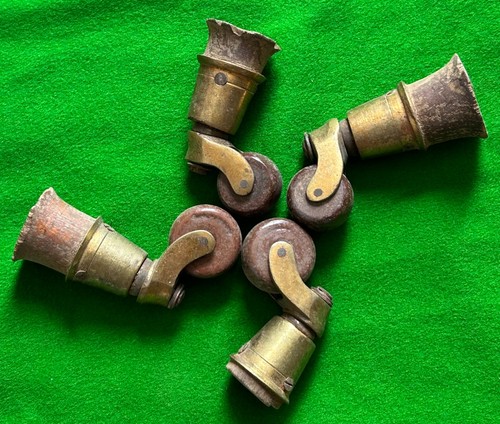 Set antique cup casters - set, of