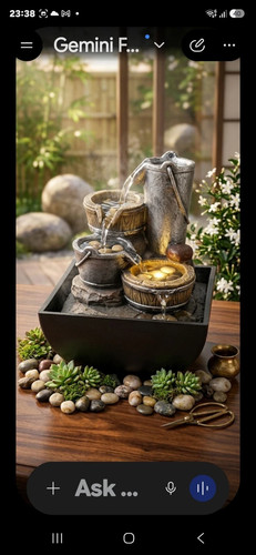 Bucket cascade indoor water - bucket,