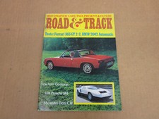 ROAD & TRACK magazine November 1969 custom drag racing Ferrari BMW Mercedes C111