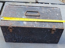 Vintage wooden tool box