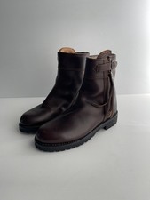 Penelope Chilvers Cropped tassel Boots EU 38 UK 5 Brown Leather wool lined £369