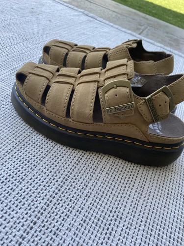 Martens men beige - beige, suede