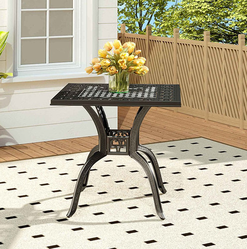 Large garden table cast - large,