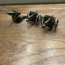 3 Vintage Military Model field  Guns.  Includes Crescent, Lone Star #862