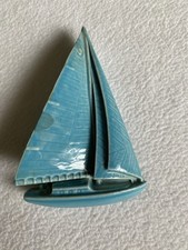 Wade Vintage Irish Porcelain Yacht Wall Plaque
