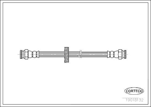 Corteco 19018132 brake hose - 19018132,