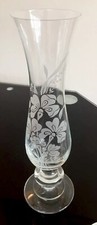 Vintage Clear Glass Vase
