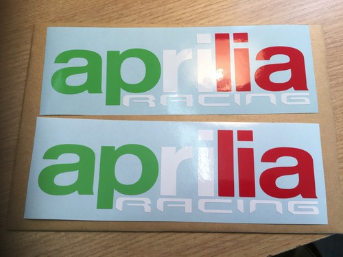 Aprilia racing decals - x2,