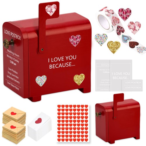 Romantic love postbox - love, wooden