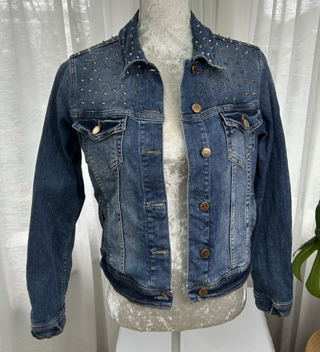 Zara denim jacket with - zara,