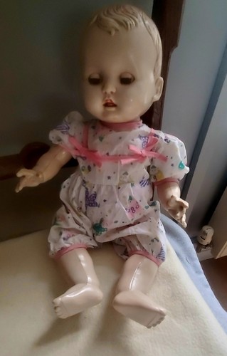 Vintage 1950s rosebud doll - 1950s,